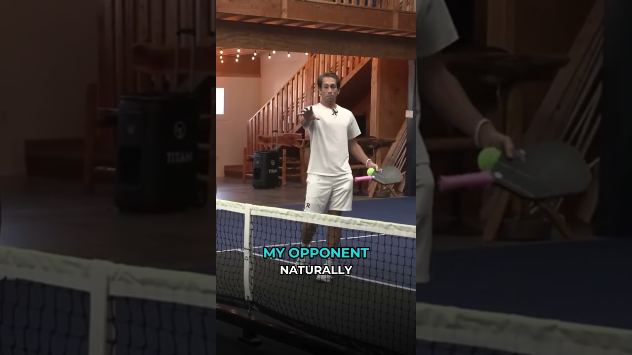 Going aggressive cross-court 🔥⁠ #pickleball #pickleballtips #explore #explorepage