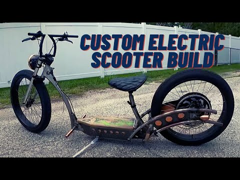 Fully Custom 1000 Watt Electric Scooter Build@CburkeCustoms