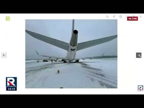 PILNE! Samolot LOT-u zjechał z pasa w Wilnie. 67 osób na pokładzie