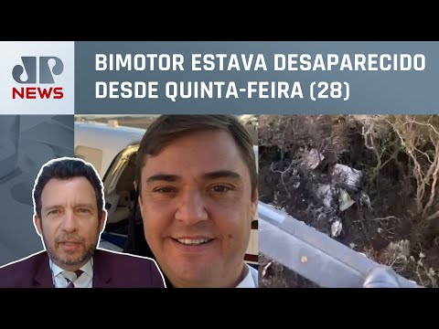 Localizado corpo do piloto entre destroços do avião na Serra do Japi; Segré comenta