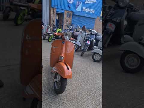 Electrically Converted Vespa Rally 200