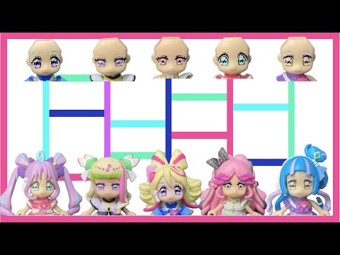 プリキュアたちの髪の毛をチョッキリーヌにチョッキンされちゃった!!あみだくじで髪の毛を取り戻そう!!キミとアイドルプリキュア♪