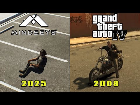 GTA IV Destroys MindsEye (2008 vs. 2025)