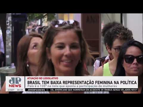 Brasil está em 135º na lista que aponta participação das mulheres na política