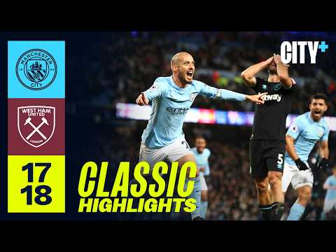 DAVID SILVA SHINES AGAINST HAMMERS! | City 2-1 West Ham | Classic Highlights