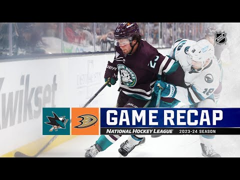 Sharks @ Ducks 11/12 | NHL Highlights 2023