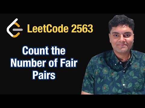 Count the Number of Fair Pairs - Leetcode 2563 - Python