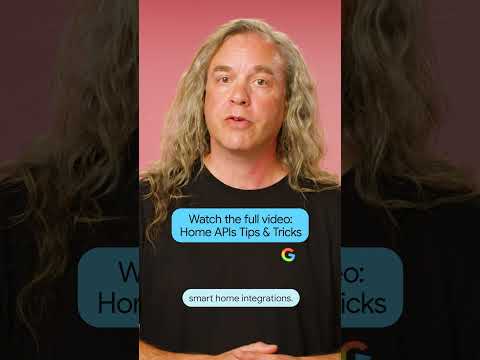 Home APIs tips & tricks