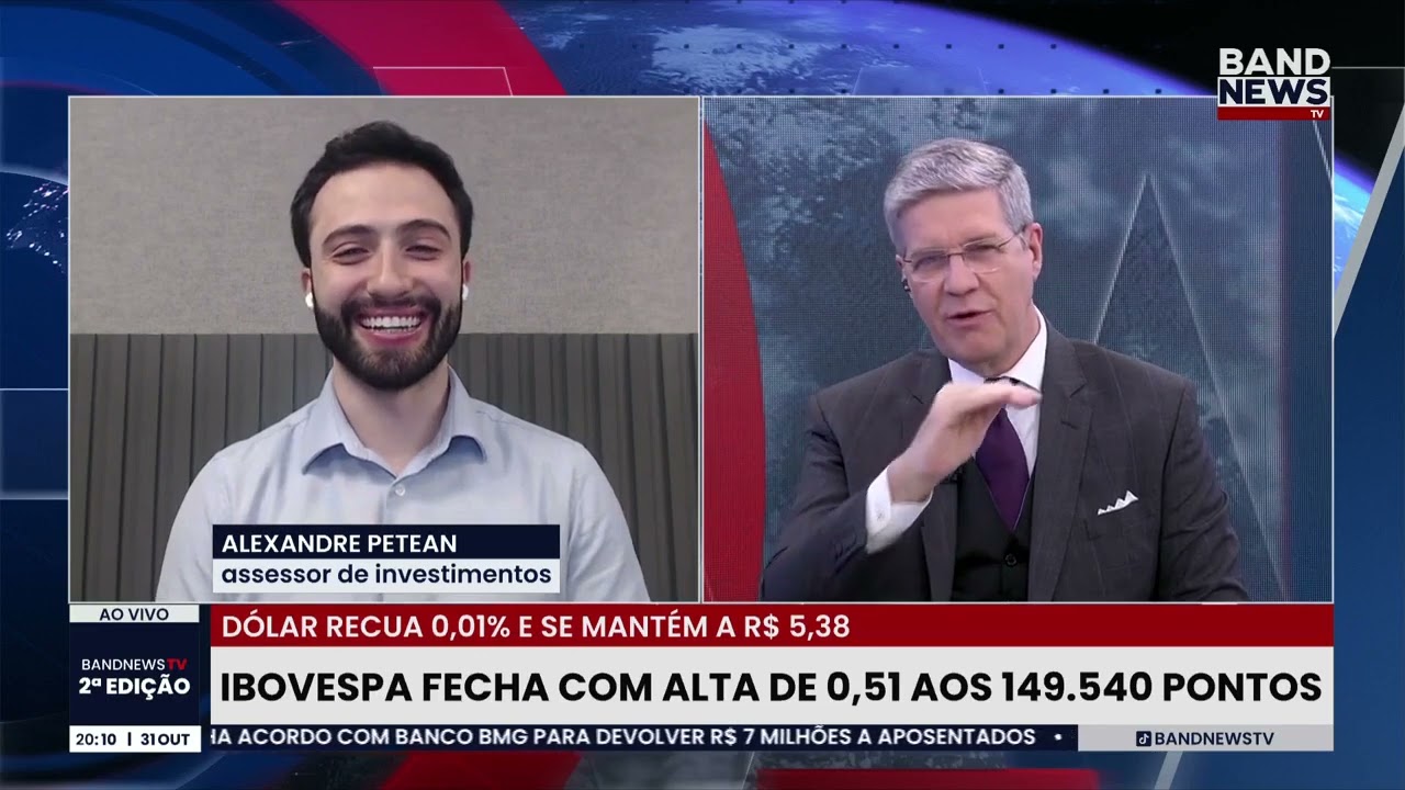 Ibovespa fecha com alta de 051 aos 149540 pontos | BandNews TV  TV Online Ibovespa fecha com alta de 051 aos 149540 pontos | BandNews TV