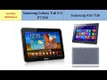 Samsung Galaxy Tab P7300 Vs Samsung Ativ Tab, Details comparison