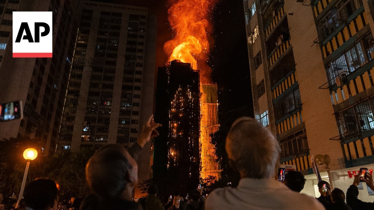 Residents shelter in Hong Kong community center after deadly apartment buildings fire