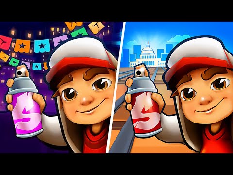 Subway Surfers VS Subway Surfers Mexico, Subway Surfers New Update Washington, Subway Surf Youtube