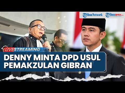 🔴Denny &amp; Roy Suryo Desak DPD Usul Pemakzulan Gibran, Pakar Sebut Ri 2 Diuntungkan karena Terzalimi