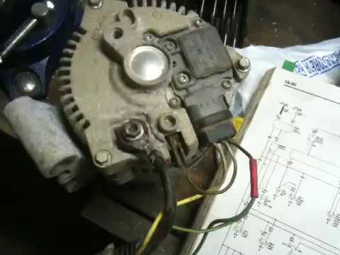 Ford alternator wiring questions - YouTube 1988 ford festiva wiring diagram 