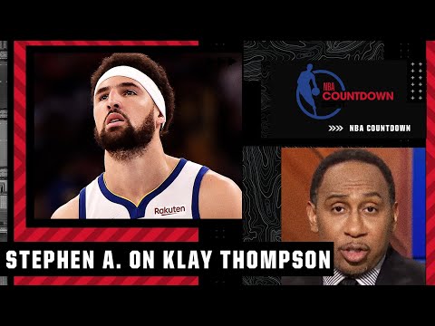 Stephen A. on Klay Thompson's struggles: I DON'T KNOW WHAT THE HELL IS GOING ON! | NBA Countdown video clip