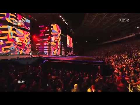 130319 S4 & TEEN TOP - No More Perfume On You + She is my girl Music Bank in Jakarta