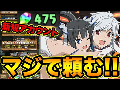 【山本Pからの挑戦状2】無課金新規アカで絶望の引き！ここから入れる保険ありますか？？？【スー☆パズドラ】