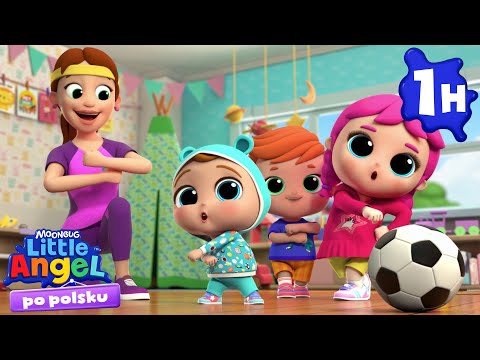 Ruszaj się i ćwicz | Piosenki Dla Dzieci 👼🏻 Little Angel Po Polsku 60 minut