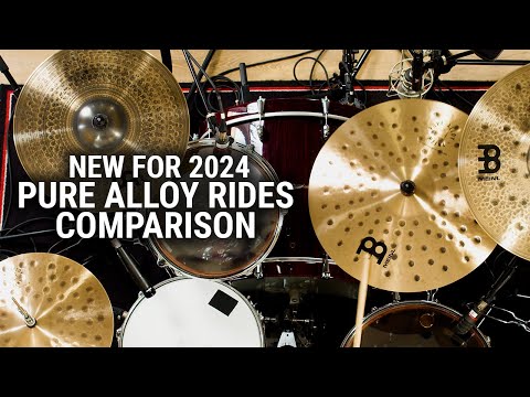 Meinl Cymbals - New for 2024 Pure Alloy Rides Comparison Demo