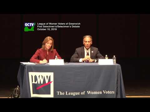 League of Women Voters First Selectmen/Selectmen Debate 10/10/2019 (updated)
