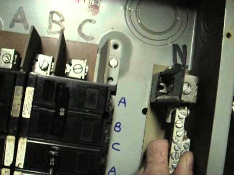 Three Phase Breaker box and how it holds 1, 2 or 3 pole ... 208 single phase distribution wiring diagram 