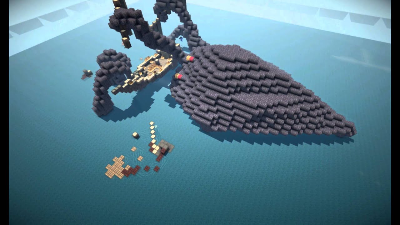 The Kraken Minecraft Timelapse Youtube