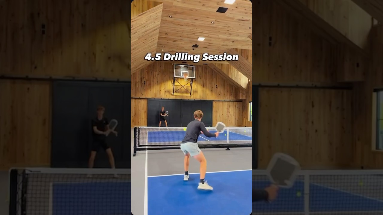 4.5 drilling session with the Pickleball Drills app