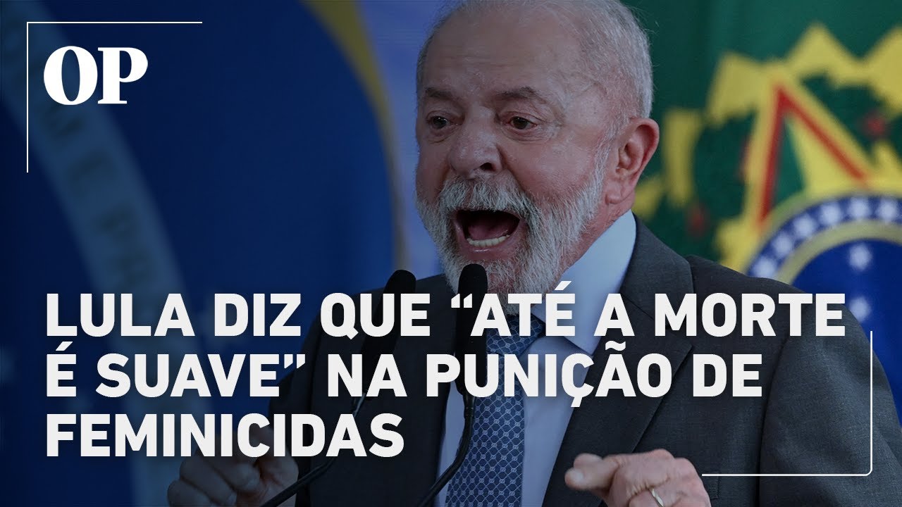Lula critica Código Penal e diz que até a morte é suave para punir feminicidas TV Online Lula critica Código Penal e diz que até a morte é suave para punir feminicidas