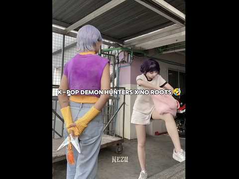 k-pop Demon hunters x no roots ๐คฃ๐คช#alicemertonnoroots #kpopdemonhunter #seher #kpop #ytcreatorindia