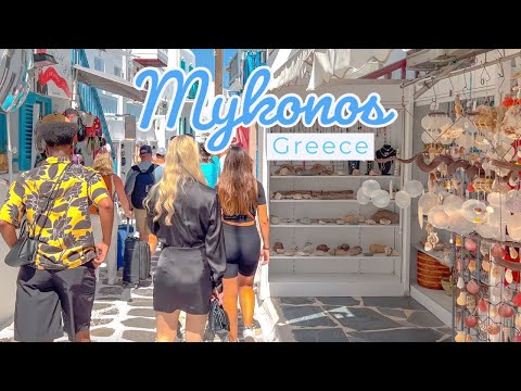 Mykonos, Greece 🇬🇷 | A Luxurious Playground | 4K 60fps HDR Walking Tour