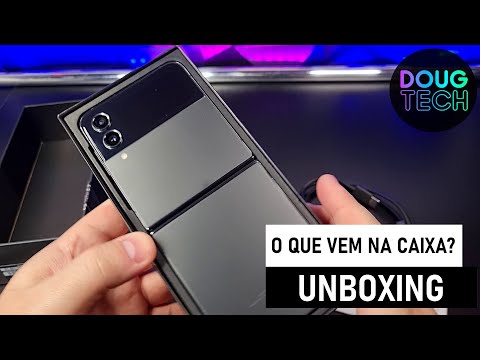 UNBOXING - Samsung Galaxy Z Flip 4 (O que vem na Caixa?)