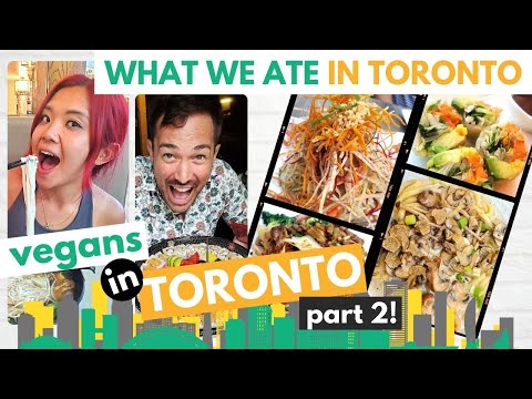 VEGAN FOOD TOUR IN TORONTO + I Met Someone Y'all Love! (Vegan Sushi, Vegan Eggs & More)