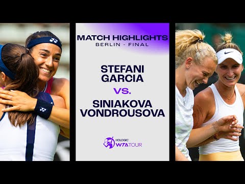 Caroline Garcia and Luisa Stefani vs. Katerina Siniakova and Marketa Vondrousova | 2023 Berlin Final