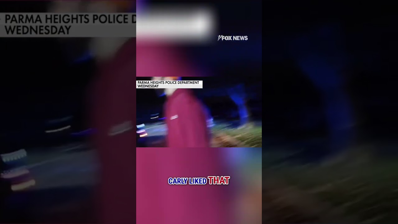 CAUGHT ON CAM: Massive inflatable pumpkin apprehended by police #shorts