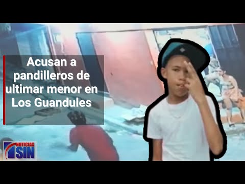 Acusan a pandilleros de ultimar menor en Los Guandules