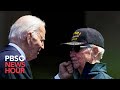 WATCH: Biden greets veterans at D-Day 80th anniversary in France