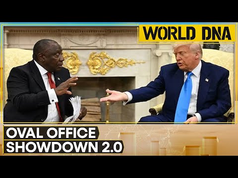 Trump-Ramaphosa Clash: US President Trump Ambushes Ramaphosa At The White House | World DNA | WION