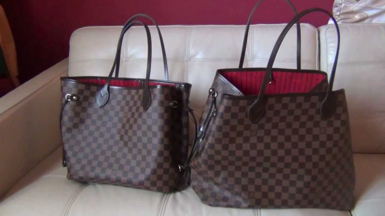 Louis Vuitton Neverfull GM and MM Review and Comparison - YouTube