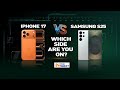 IPHONE 17 TAKES ON SAMSUNG S25, 2 GIANTS, 1 THRONE |  WHO RULES THE PREMIUM SMARTPHONE MARKET?