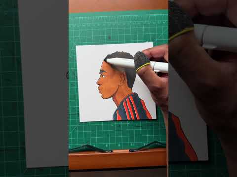 How To Draw Lamine Yamal Hair! 💈