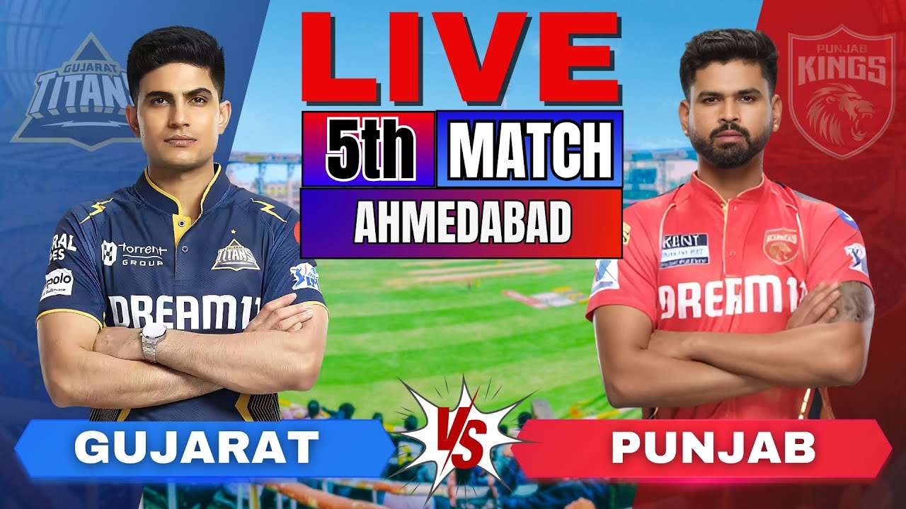 IPL 2025 LIVE: GT vs PBKS | Gujarat Titans vs Punjab Kings Live Cricket Score & Commentary