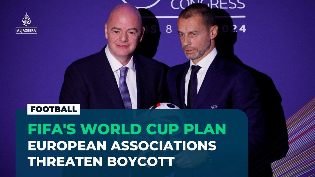 European football associations threaten World Cup boycott over FIFA privatisation plan