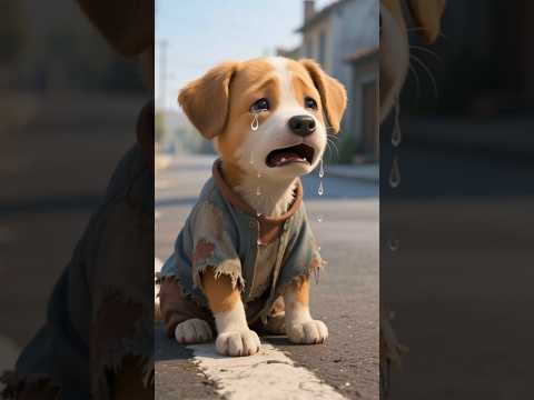 The Little Poor Puppy Who Fights for Happiness | 3D Emotional Story" #shorts #viral