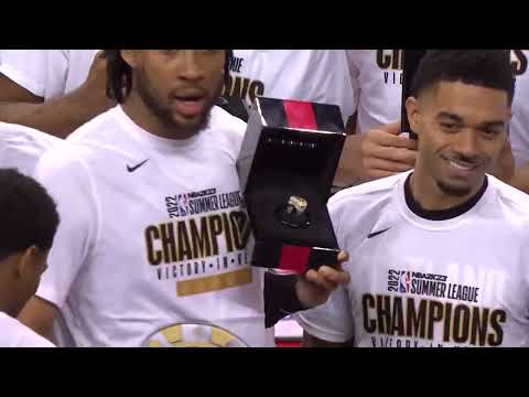 Trail Blazers Receives 1st Ever Summer League Championship Rings 💍