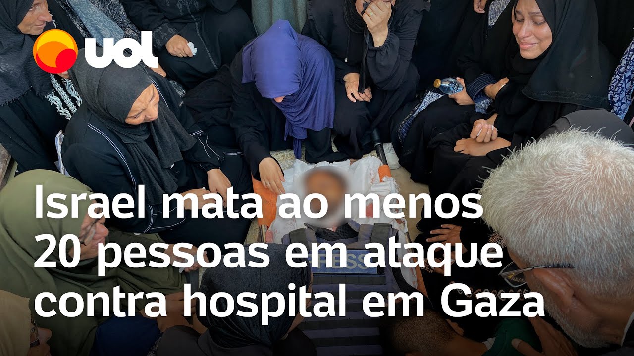 Israel mata ao menos 20 pessoas em ataque contra hospital em Gaza entre mortos estão 5 jornalistas