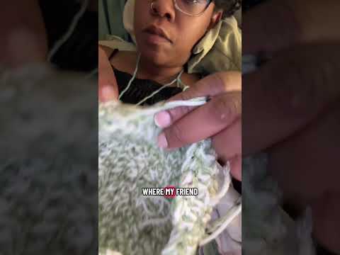 Crochet beanie for a ponytail