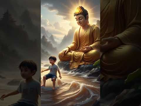 Buddha Saves the Child from the Raging Waters #Buddha #Miracle #Compassion #SpiritualStory