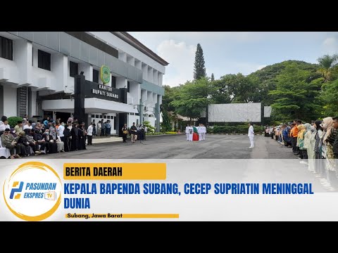 Kepala Bapenda Subang, Cecep Supriatin Meninggal Dunia