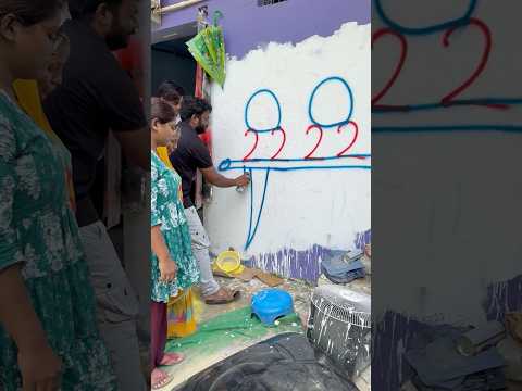 How to draw a love bird 🐦 with 2222 number step by step for beginners || Easy Drawing ✍️ #shorts