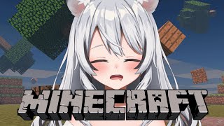【Minecraft 】倉庫づくり第三弾！まったり雑談しながら屋根を作る【白乃ことら/新人Vtuber】